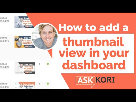 Add a Featured Image Column to Your WordPress Dashboard For Posts or Pages