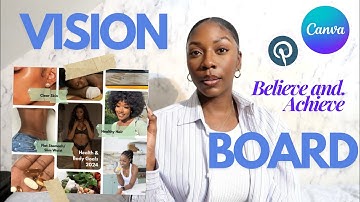 Create a digital VISION BOARD using PINTEREST and CANVA | The most EFFECTIVE WAY! VLOGMAS DAY 2