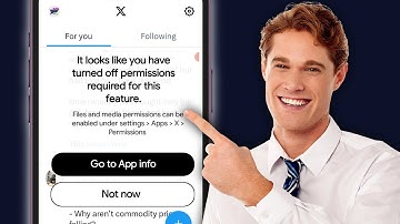 Fix X Twitter It Looks Like You Have Turned Off Permissions Required for This Feature X Twitter