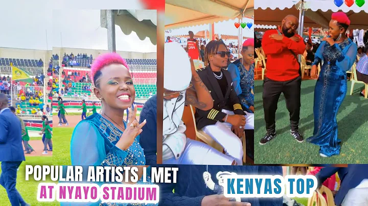 HILARIOUS !POPULAR ARTISTS I MET AT NYAYO STADIUM .