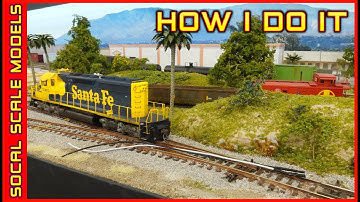 How I Do It | Fixing a turnout - MOW train