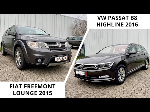 Семейный FIAT FREEMONT и стильный PASSAT HIGHLINE из Германии /// Обзор авто