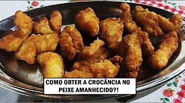 Como esquentar peixe frito do dia anterior?