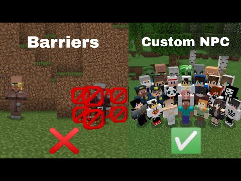 Custom NPC Mod for Minecraft Pocket Edition #minecraft