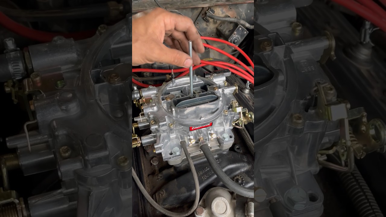 Unboxing and installing Edelbrock Carburetor. #shorts #short #youtube #video #unboxing #edelbrock