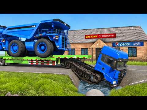 Spintires Mudrunner Gameplay Challenge River Offroad #68 #spintiresmudrunner
