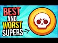 NEW BEST SUPERS Ranked by PROS in Brawl Stars! Best & Worst Supers!