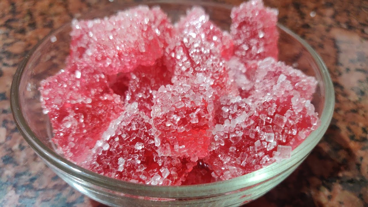 Jelly candy Sugar candy Gelatin jelly recipe Jelly YouTube