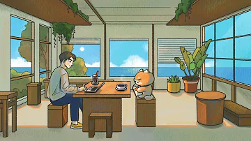 【Coffee Shop By The Ocean】Aesthetic Lofi Hip Hop Beats