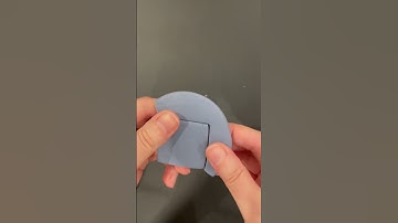 Squid Game Square Dalgona Cookie made out of Polymer Clay #shorts #squidgame #dalgona