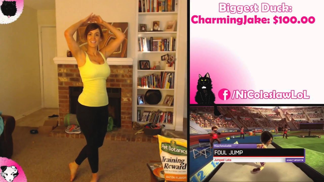 KneeColeslaw Kinect Games Long Jump YouTube