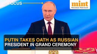 Putin Takes Oath As President For Fifth Term; West Led By U.S. Boycotts Grand Ceremony | Watch