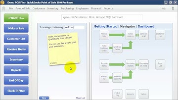 QuickBooks Point of Sale - Navigation 2013