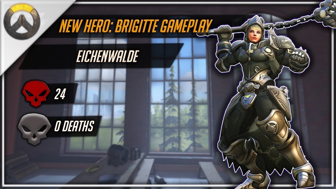 Overwatch Brigitte on Eichenwalde 0 Deaths