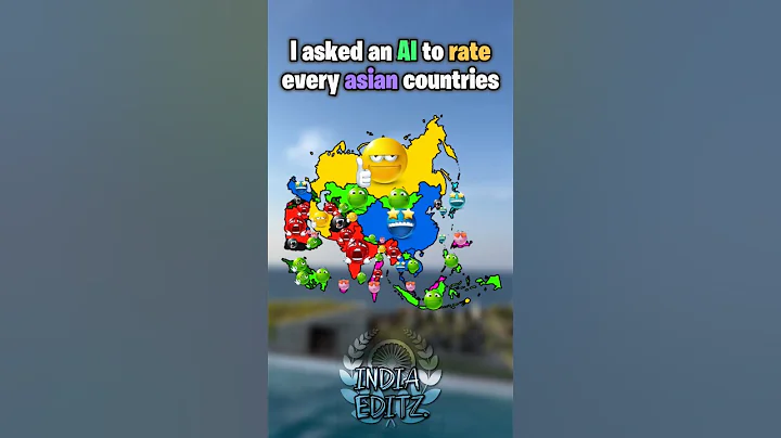 I ask an Ai to rate every Asian countries #geography #map #mapper #mapping #asia #history #shorts