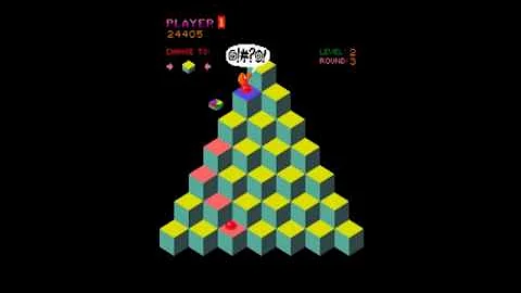 MAME - Q*Bert (Gottlieb 1982)