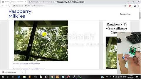 Mini project - Raspberry Pi Security Camera QUT