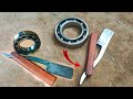 Turning a Rusty BEARING into Shiny But RAZOR SHARP