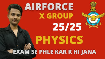 AIRFORCE PHYSICS X GROUP|AIRFORCE PHYSICS IMPORTANT QUESTIONS|AIRFORCE X GROUP MOCK TEST|FULLSYLLAB|