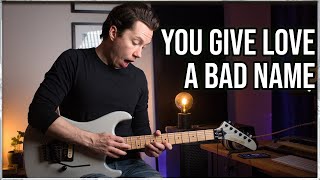 YOU GIVE LOVE A BAD NAME - Bon Jovi | Sebastian Lindqvist Guitar Cover