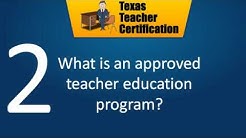 Texas Teacher Certification Requirements 