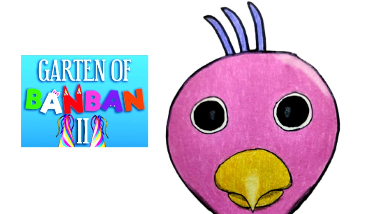 Cómo DIBUJAR a BABY🦩 OPILA BIRD de GARTEN of BANBAN 2 / How to