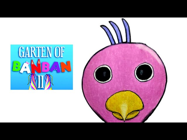 Cómo DIBUJAR a BABY🦩 OPILA BIRD de GARTEN of BANBAN 2 / How to