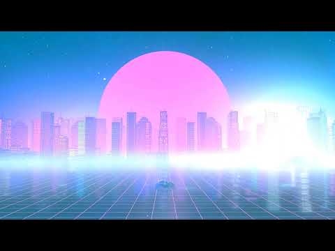 Synthwave City Animation: 4K Screensaver 1 Hour
