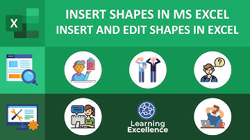 Insert Shapes In MS Excel || How To Insert and Edit Shapes In Excel