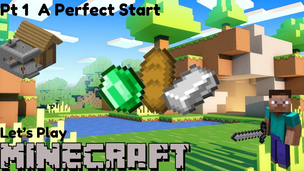 A Perfect Start, Minecraft Lets Play Series pt 1, 150 subscriber ...