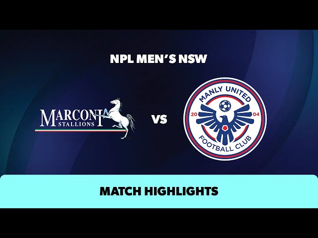 NPL Men's NSW Round 10 Highlights – Marconi v Manly United