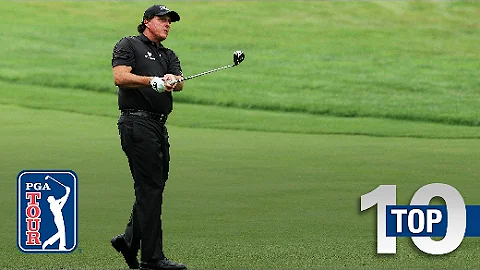 Phil Mickelson's top-10 great escapes on the PGA T...