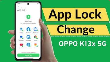 how to change app lock password in oppo k13x /oppo k13 turbo me app lock band kaise kare/oppo k13 5g