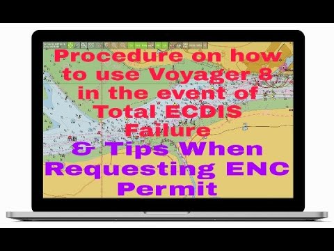 Procedure how to how to use Voyager 8 in total Ecdis failure & Tips for Ordering ENC Permit