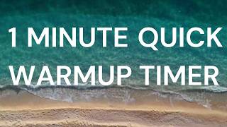 1 Minute Quick Warmup Timer 🌊 Poke & Chill Lofi | Lightning Round Timer screenshot 5