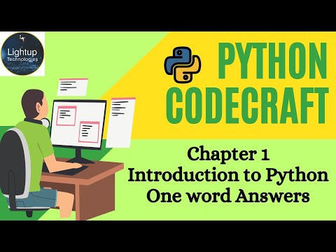 Python Code Craft Chapter 1 - Introduction to Python One word Answers
