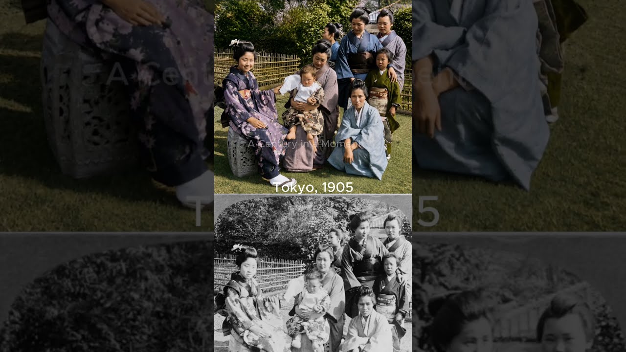 Tokyo, Early 1900s — A Photograph Comes Back to Life - YouTube