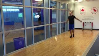 Forward skip with arm circle