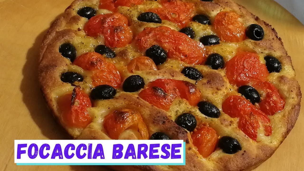 Focaccia BARESE - Versione senza patata 