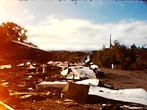 Roseburg Oregon Blast Remnants  - Sep 1959 - Hunting Trip - 8mm film