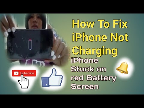 How to Fix iphone not Charging, iPhone Stuck on Red Battery Screen ...