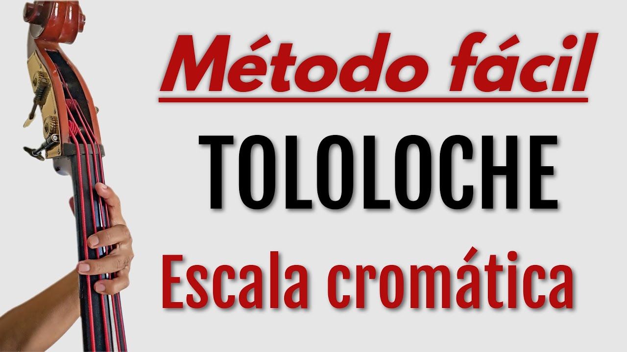 Escala Cromática Tololoche explicado con peras y manzanas