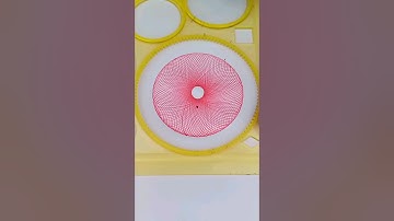 How many rotations did the pen make in total? ?? #spirograph #2024 #shorts #viral #raniart