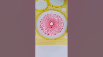 How many rotations did the pen make in total? ?? #spirograph #2024 #shorts #viral #raniart