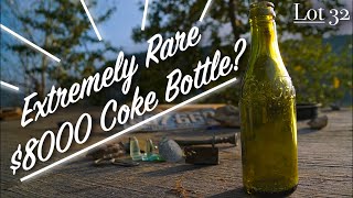 Extremely Rare Coca Cola Bottle Find. 1910 Canadian, Wrong Colour, Miss Print. Ghost Town Discovery.