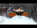 CHASING THE OLD (ELS 112) RUSSELL SNOW PLOW TRAIN, PUSHED BY A FP7! | Jason Asselin