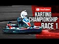 Crashing with Backmarkers! - YouTuber Karting Championship S1 Race 1