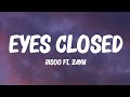 JISOO EYES CLOSED Lyrics Ft ZAYN 