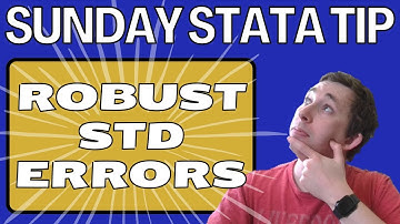 Take 2 Minutes to Learn About Heteroskedastic Robust Standard Errors in Stata