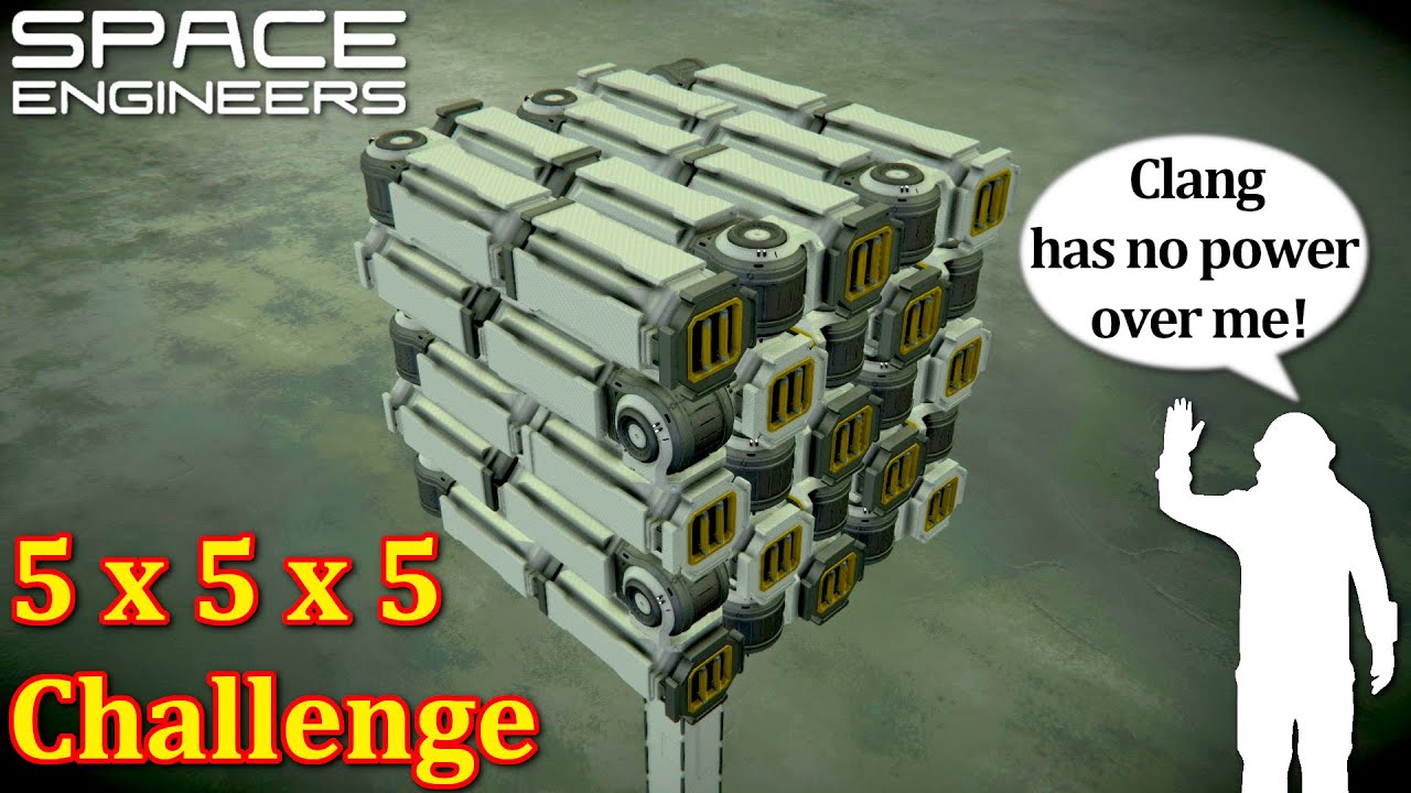 Space Engineers Ramp Designs Space Engineers 5x5x5 Ramp Challenge - YouTube